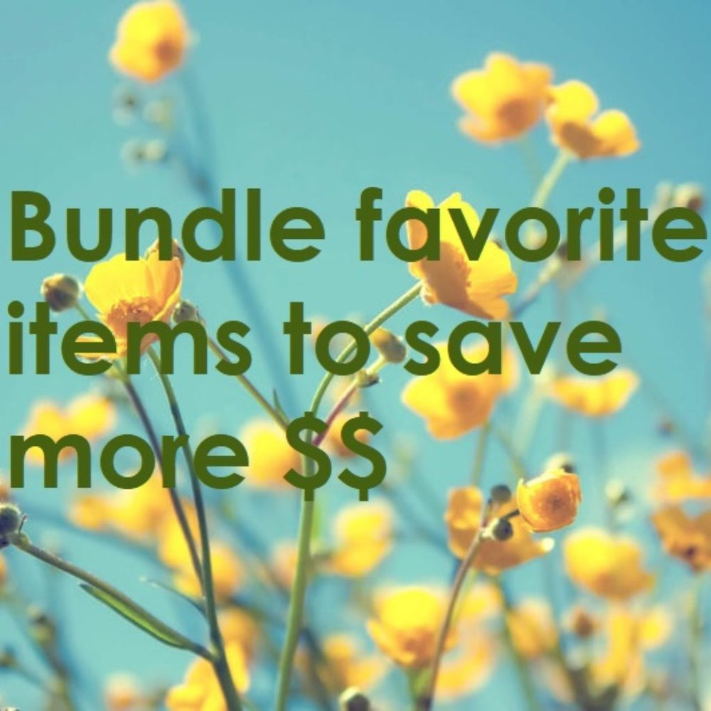 Bundle to save more 💵✨